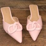 New Torgēis Augustina Kitten Heel Women's Pink Mules Size 8 Photo 5