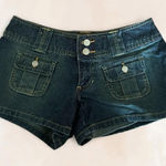 Old Navy Vintage Y2K Ultra Low Rise Waist Denim Shorts Photo 0