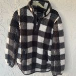 Abercrombie & Fitch Checkered Sherpa Jacket Photo 0