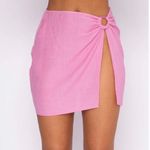 White Fox Boutique White Fox Sweet Promises Set Mini Skirt & Top‎ in Pink Size XS Photo 3
