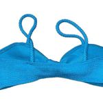 NEW Lulu’s Teal Blue Bless Your Sol Bikini Top Size M Photo 5