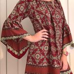 Bell Sleeved Dress Brown Photo 0