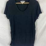Market & Spruce  Maternity Short Sleeve Black Dress Size XL Photo 0