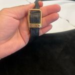 GANSON Black Suede Shoulder Bag Black Photo 4