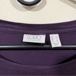 LOGO By Lori Goldstein EUC LOGO Lori Goldstein Embroidered Boho size L Asymmetric Ruffle Hem boho Photo 1