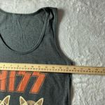 KISS Cats Graphic Tank Top Gray Sleeveless Band Tee‎ Rock and Roll Cat Lover Photo 3