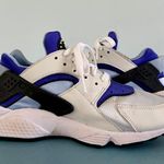 Nike Air Huarache White Lapis Deep Royal Blue Black Sneakers Photo 3