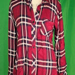 Rails  Womens Hunter Burgundy Midnight Flannel Long Sleeve Button Down Shirt Sml‎ Photo 0