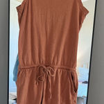 Pact  Orange Romper Photo 0