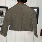 Forever 21 Green Cropped Jean Jacket Photo 2