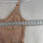 Windsor  Dress Party‎ Cocktail Lace V Neck Sleeveless Fit Flare Beige jrs Size 3 Photo 1