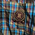 💙💖 Savage X Fenty Tied up Tartan Raw Hem Cropped Pajama Top Blue Size XL Photo 3