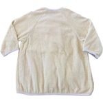 Vintage Terrycloth robe jacket double breasted beach pool vacation yellow medium Photo 9