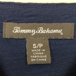 Tommy Bahama  Women’s Bead Sequin Rhinestone Floral Navy Blue Tank A-Line Dress Photo 5