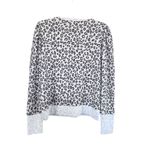Veronica M  Beige leopard Animal Print Long Sleeve T-Shirt size M Photo 2
