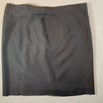 Henri Bendel  Mini Wrap Skirt Black Silk & Cotton‎ Vintage Size 14 Photo 1