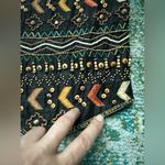 Vintage Rafaella Petites sequin beaded black silk vest, size medium Photo 2