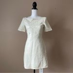 French Connection  | White Genuine Leather Mini Dress Sz 2 Photo 1