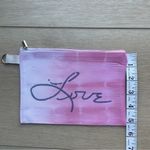 Love Makeup Bag Toiletry Pouch Handcrafted Tie Dye Pink Photo 4
