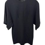 ZARA Woman Studio Black Dress Short Sleeve Minimalist Modern Chic Photo 0