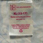 No Boundaries No‎ Boundaries Floral Tank Top XL Blue Adjustable Straps Shirred Tie Side Women Photo 1