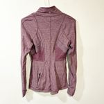 Lululemon  Run Full Tilt Half Zip Heathered Plum Long Sleeve Athletic Top Size 6 Photo 4