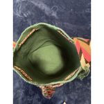 Bucket Bag Boho with Green Brown‎ Yellow Tan Peach colors Photo 5