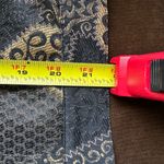 Ruby Rd  Black Gold Light Jacket Patch Pattern.Metal Buttons Front Pockets.Sz 14 Photo 13