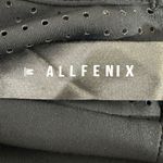 Allfenix Sports Bra Womens M Black Stretch V Neck Perforated Athleisure Pilates Size M Photo 3