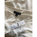 J.Crew  Asymmetrical Off The Shoulder Top in Stretch Cotton Ivory L Photo 3