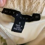 City Studio Cream/Teal Bulldog Print Dress size 5 Photo 1