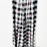[Vintage] 90s Karen Alexander Black Plaid Wide Leg Scoop Neck Jumpsuit Size 4 Photo 5