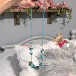 Necklace Summer Beaded Shell Look Beach Blue Photo 5