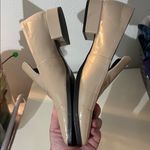 ZARA  Women’s Shoes Patent Box Toe Taupe Beige Tan Shoes Size 9 or 40 Photo 11