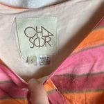 Chaser Crosby Peasant Blouse Multicolor Stripe Cropped Balloon Sleeve Size Small Photo 1