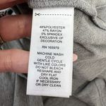 Cable & Gauge  Plus Size 1X Gray Hoodie Sweatshirt Shift Dress Tunic Short Sleeve Photo 7