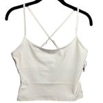 We Wore What  Solid Sport Cami in Optic White XSMALL Photo 3