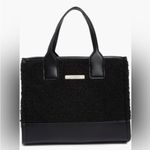 Kurt Geiger  LONDON SURREY Black Shearling Tote Bag Photo 1
