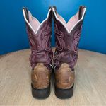 Ariat  Quickdraw Badlands Western Boots Square Toe Pink Purple Women’s Size 6.5 Photo 2