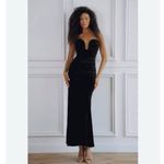 Bardot NEW  Elvira Velvet Maxi Dress in Chocolate Photo 5