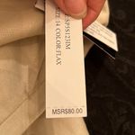 Larry Levine NWT linen lined cropped pants beautifulâembroidery at the hem Photo 12