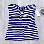 Anne cole Nautical Strip Lace-up Tankini Set S Photo 2