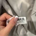 BCBGMAXAZRIA  Cream Faux Leather Blazer S Photo 3