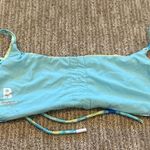 Blackbough Floral Bikini Top with Blue and Green Accents Photo 1