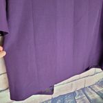 Anne Klein  BLACKBERRY CORDIAL OPEN FRONT WORK CAREER DRESS LONG LENGTH JACKET M Photo 8