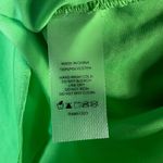 Vince Camuto Bright Green V Neck 3/4 Sleeve Tunic Top Women's Size L Photo 5