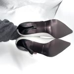 Monzo Franco Womens 6.5M Pandora Two Tone Black White Leather Stilettos Career Size 6.5 Photo 10