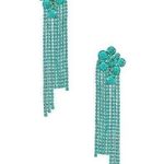 8 Other Reasons Revolve x Revolve Holiday Earring Teal Womens Size OS Photo 0