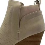 New DOLCE VITA Gerdie Vegan Leather Comfort Wedge Bootie Beige Winter Boot 9 Tan Photo 4