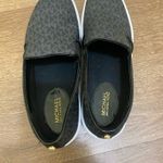 Michael Kors MICHAEL Women's Keaton Coated Canvas Two-Tone Logo Slip-On Sneaker Photo 3